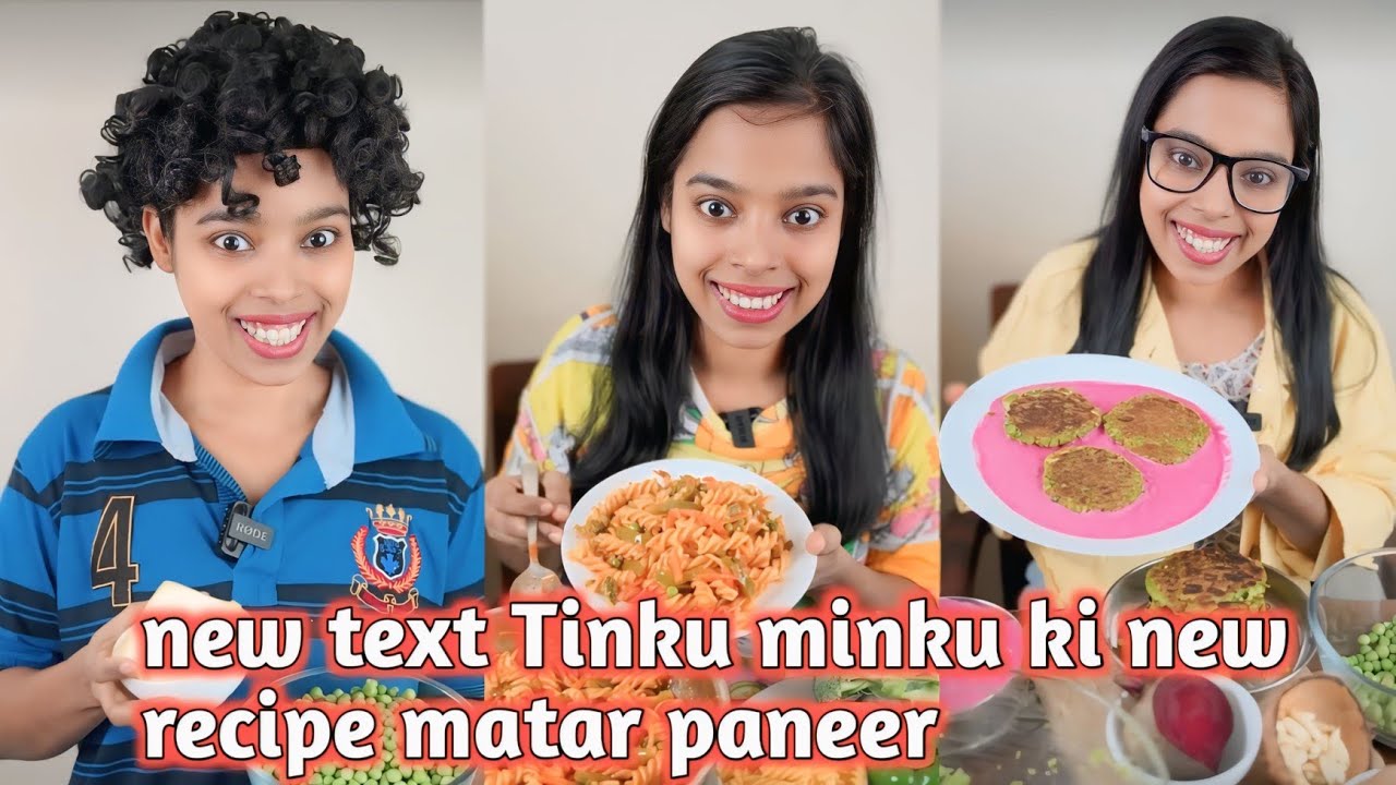 Tinku minku ki new recipe matar paneer#food #treanding #cooking #new#viralvideo 💐🌹🌺