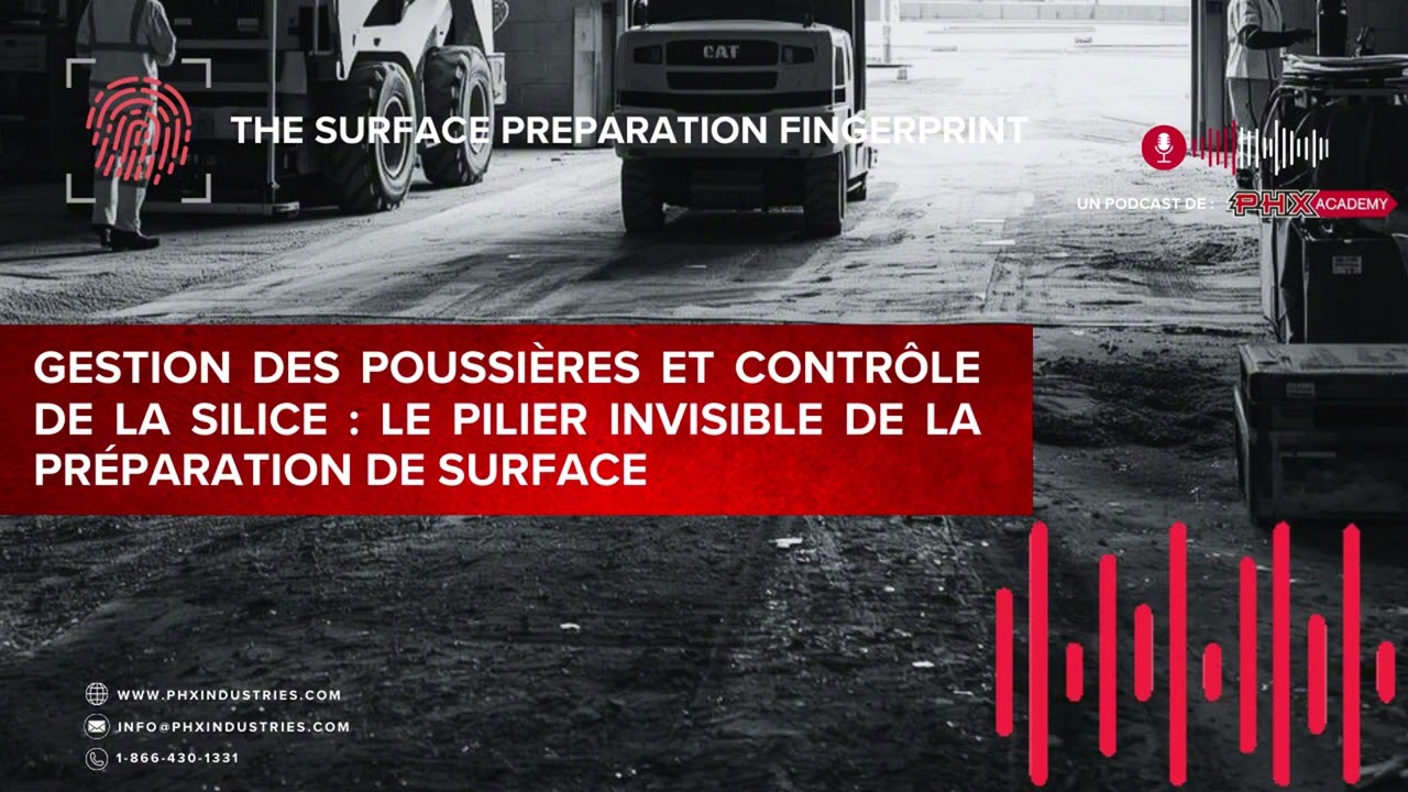 Gestion des poussi&egrave;res et contr&ocirc;le de la silice : le pilier invisible de la pr&eacute;paration de surface