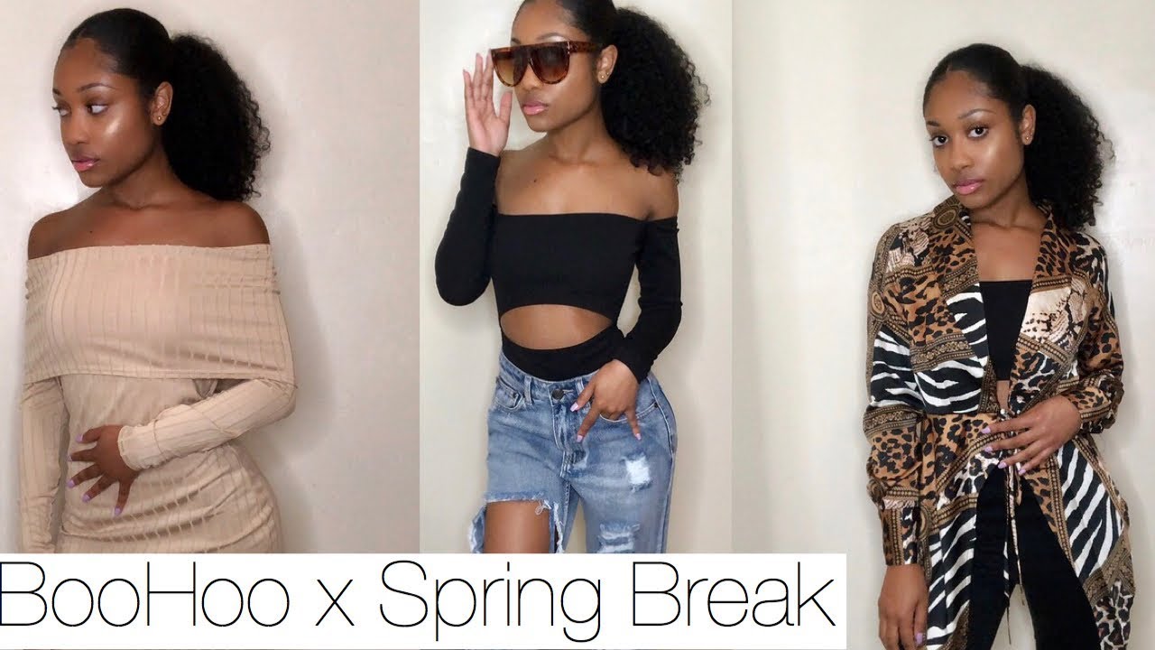 $500 BOOHOO x SPRING BREAK TRY-ON HAUL
