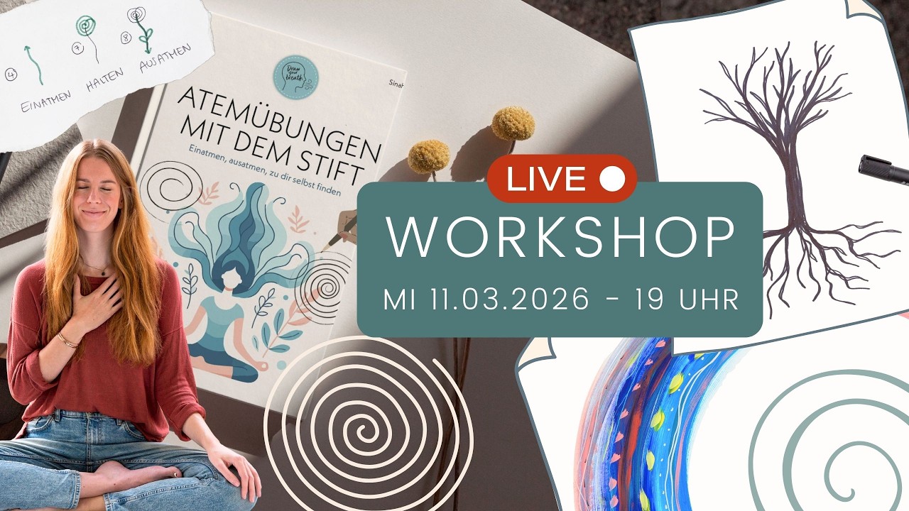 WORKSHOP Atemübungen mit dem Stift - Mi 11.03. 19 Uhr