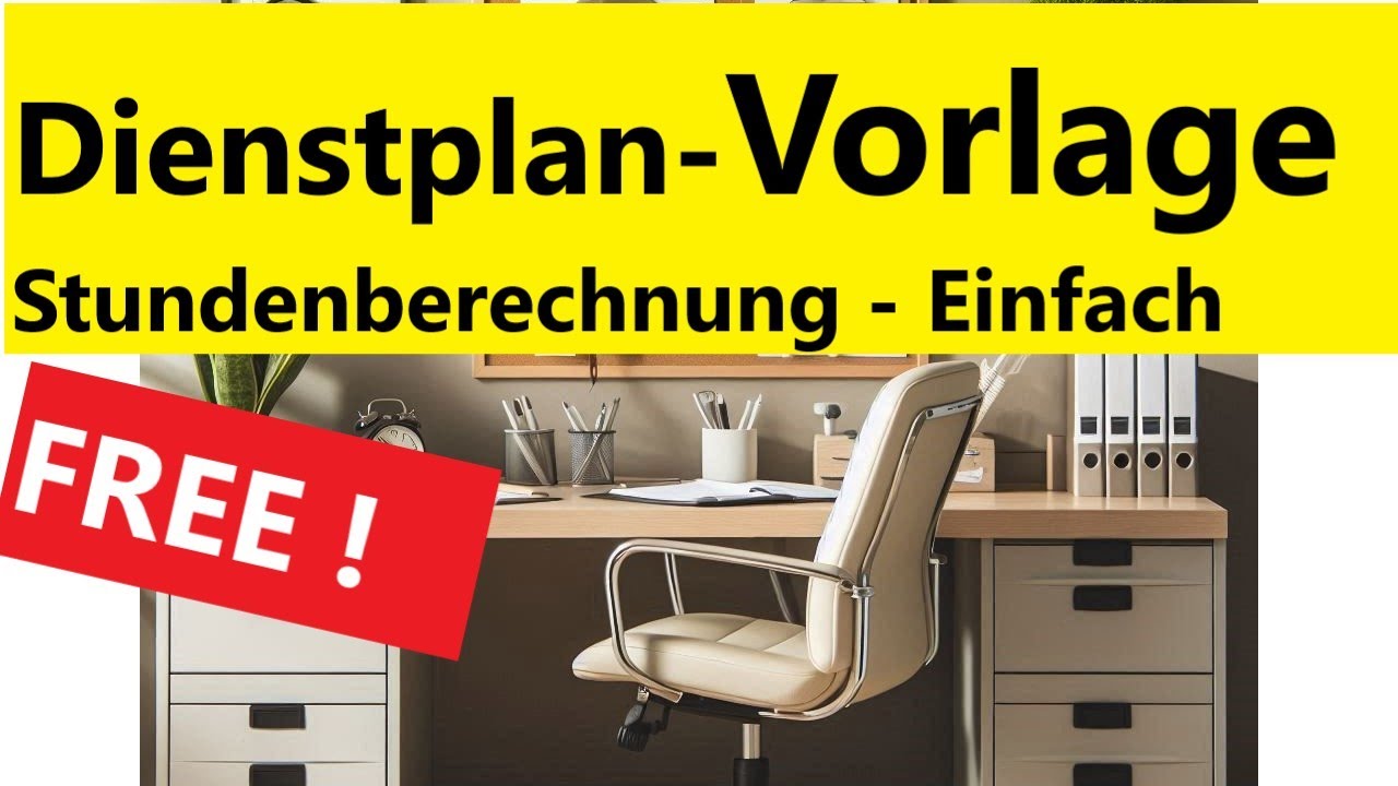 Dienstplanvorlage mit Stundenberechnung 12 Mitarbeiter - version Patrizia