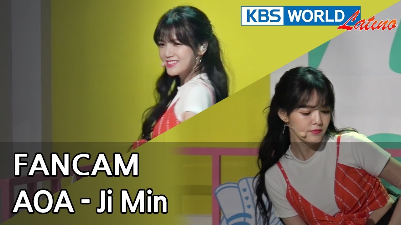 [FOCUSED] AOA's Ji Min  - Bingle Bangle[Music Bank / 2018.06.01]