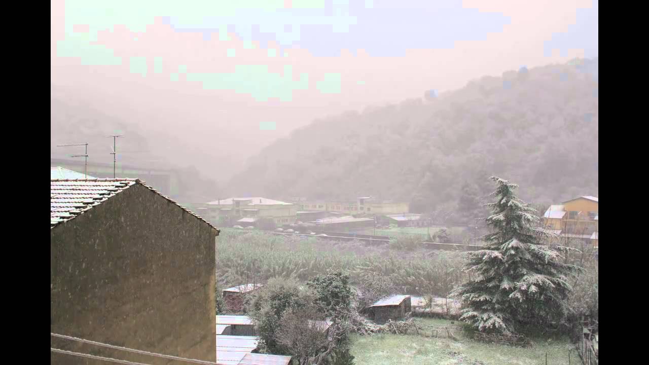 Timelaps Neve a Cosenza 15 Dicembre 2010