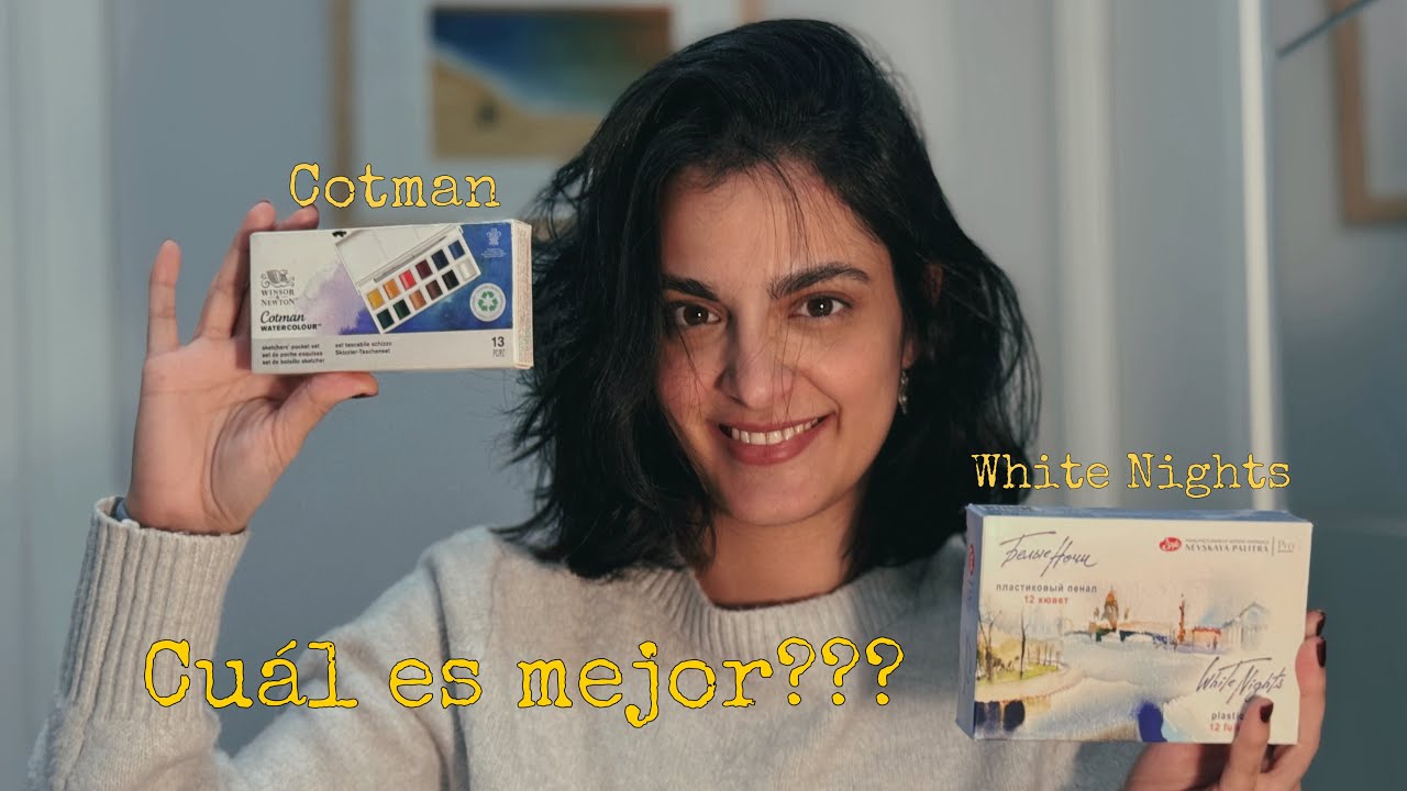 🖌️ ¿Qué acuarelas comprar? Cotman o White Nights 