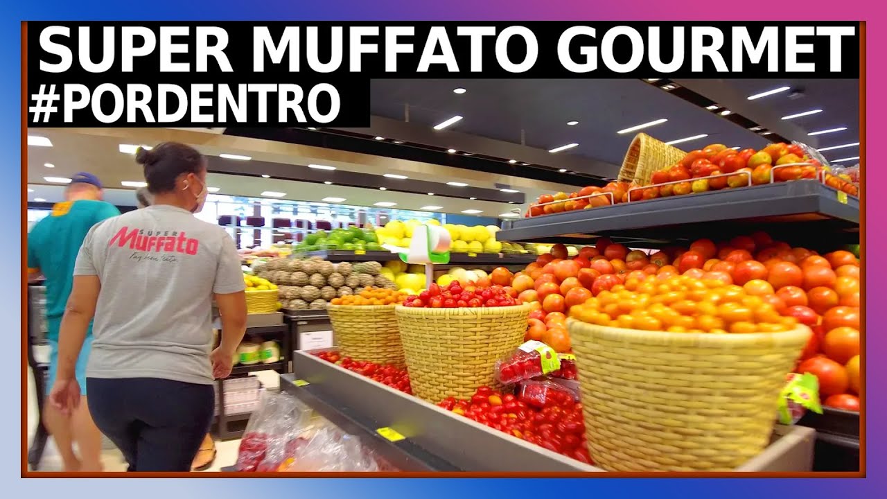 Visitei o MUFFATO SUPERMERCADO JUVEVE Curitiba - 4KHD -  Inside Supermarket from Brazil