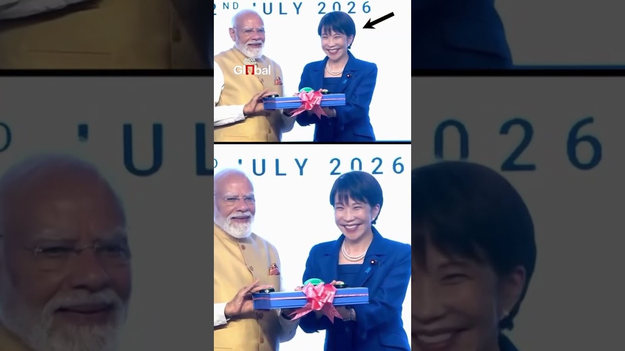 Viral Video  | Japan PM Sanae Takaichi's Reaction During PM Modi Event Goes Viral #viral #shorts