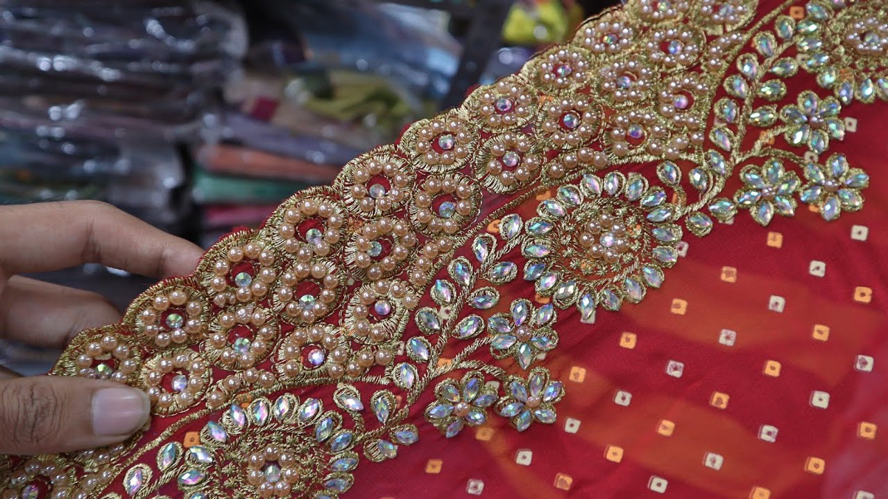 Full Hand-work Saree || Wholesale Price || Wedding collection in Bridal - Manufacturing Price
