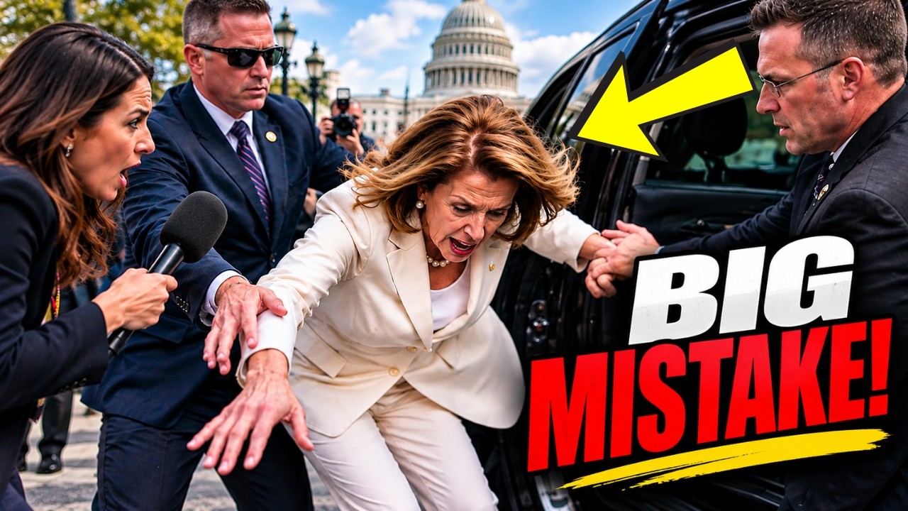 19 WRZEŚNIA Nancy Pelosi UPADA w samochodzie po JEDNYM pytaniu reportera, na kt&oacute;re nie potrafi od...