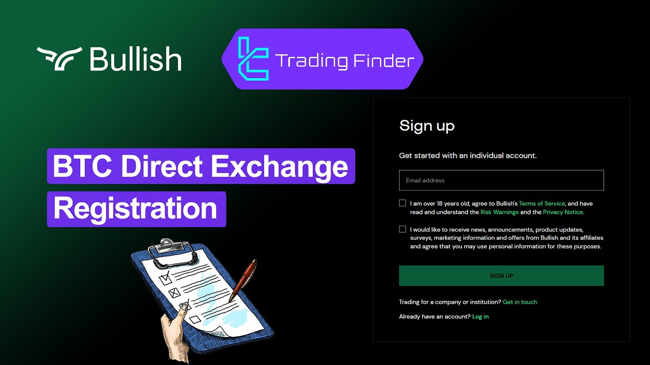 💰 Bullish Exchange Registration 2025 - Open an Account in 4 Steps [Tradingfinder]