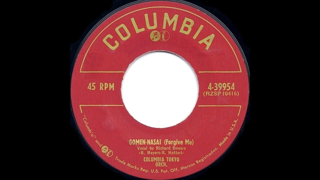 1953 HITS ARCHIVE: Gomen-Nasai - Richard Bowers & Columbia Tokyo Orchestra