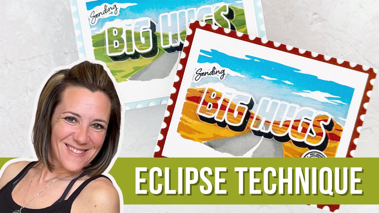Eclipse Card Making Technique: Hero Arts July 2025 Card Kit