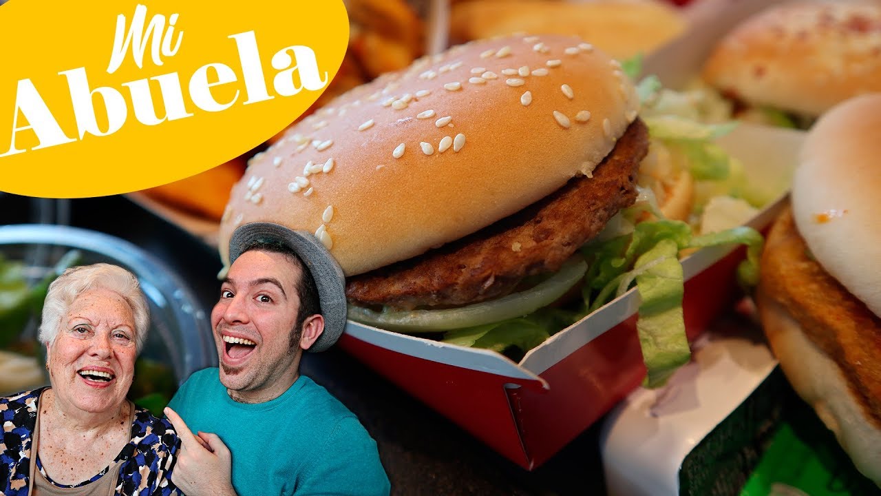 ¡MI ABUELA PRUEBA McDonald's POR PRIMERA VEZ EN SU VIDA! (y su opinion te sorprenderá)
