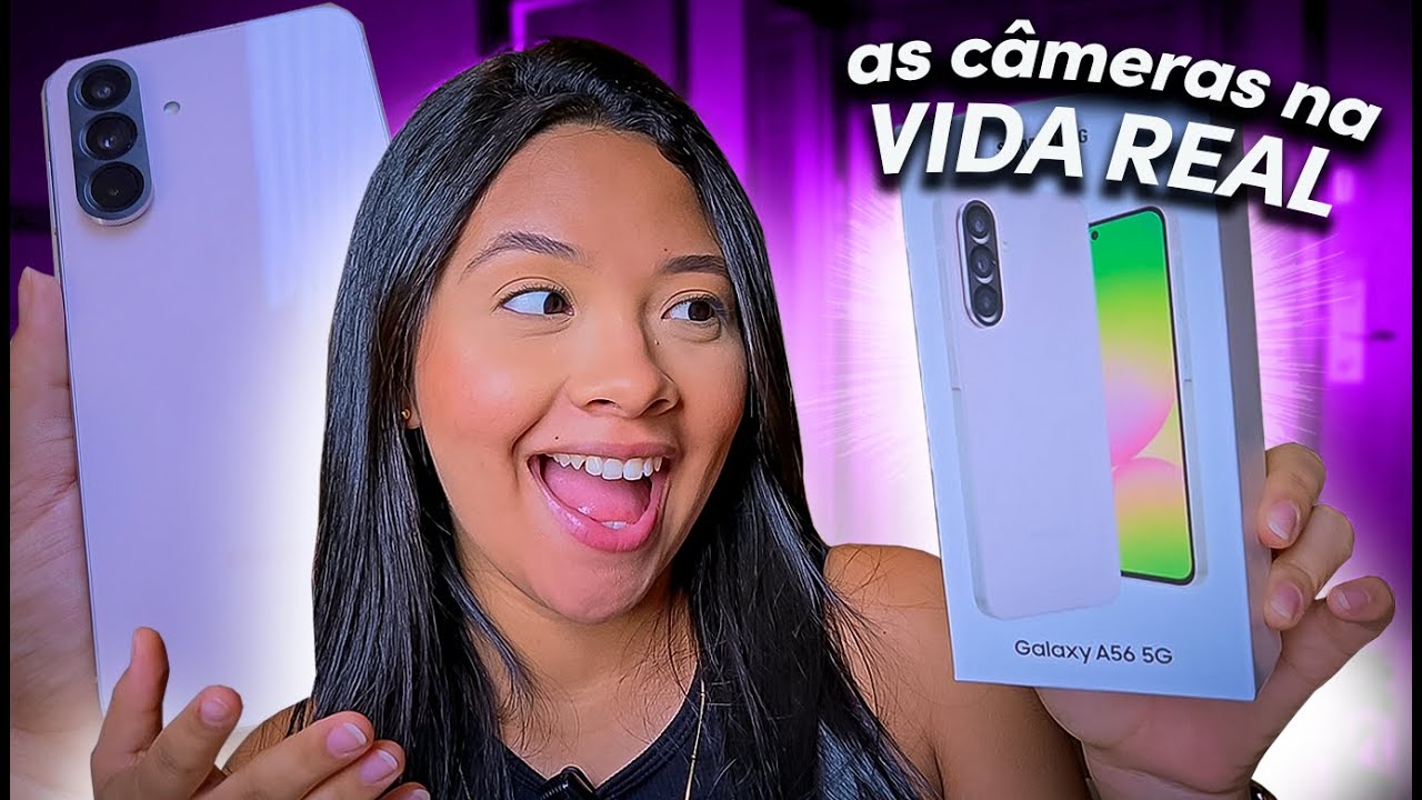 😱 Galaxy A56 Testei as Câmeras do novo Intermediário da Samsung