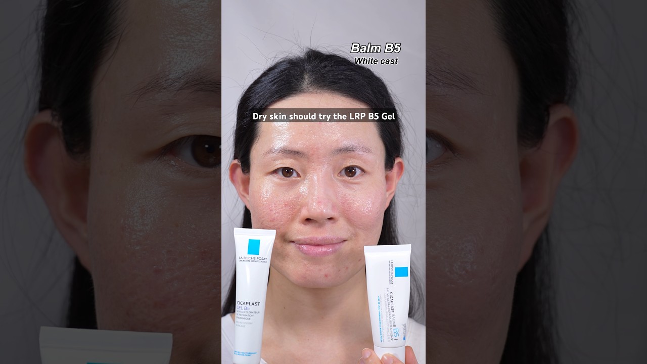 La Roche-Posay Cicaplast Balm B5+ 🆚 Gel B5 #dryskin #sensitiveskin #eczema #sensitiveskincare