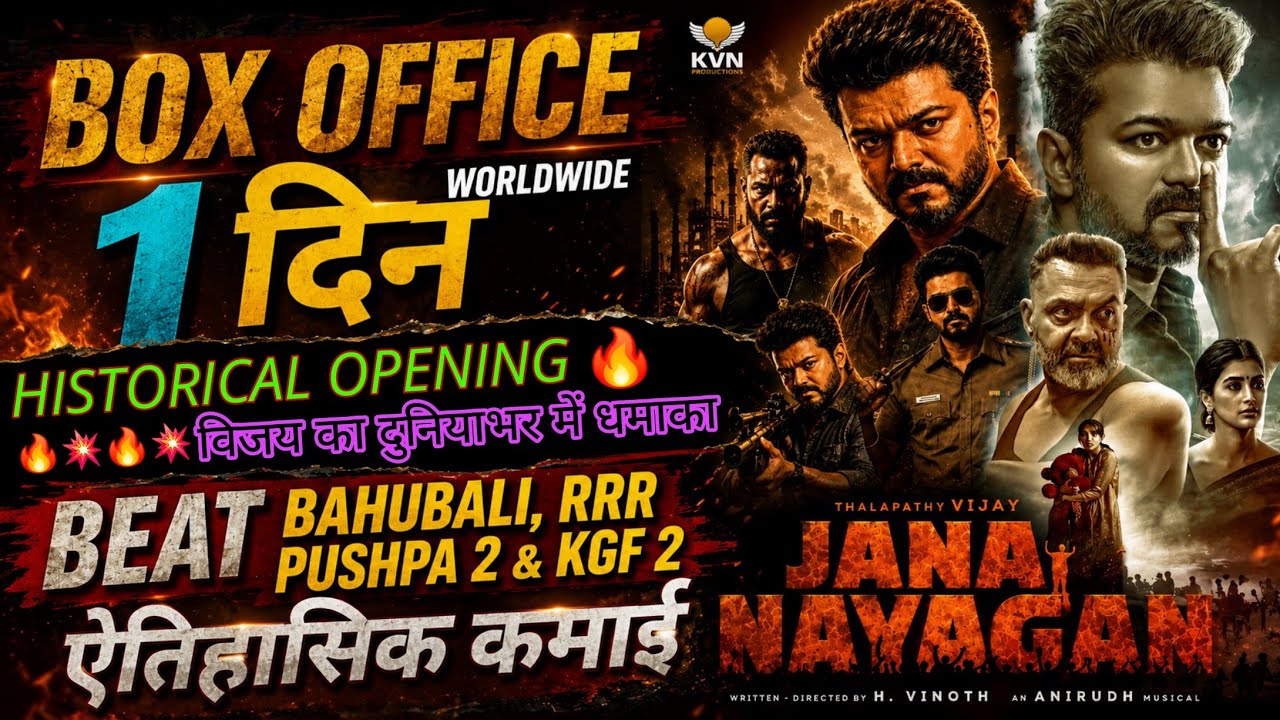 Jananayagan Box Office Collection, Thalapathy Vijay, Bobby Deol, Jananayagan Worldwide Collection...