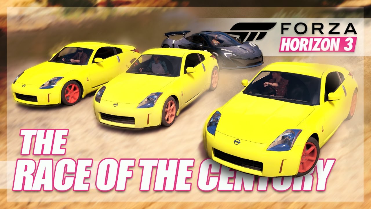 Forza Horizon 3 - The Race of The Century! (Mini-Games & Random Fun)