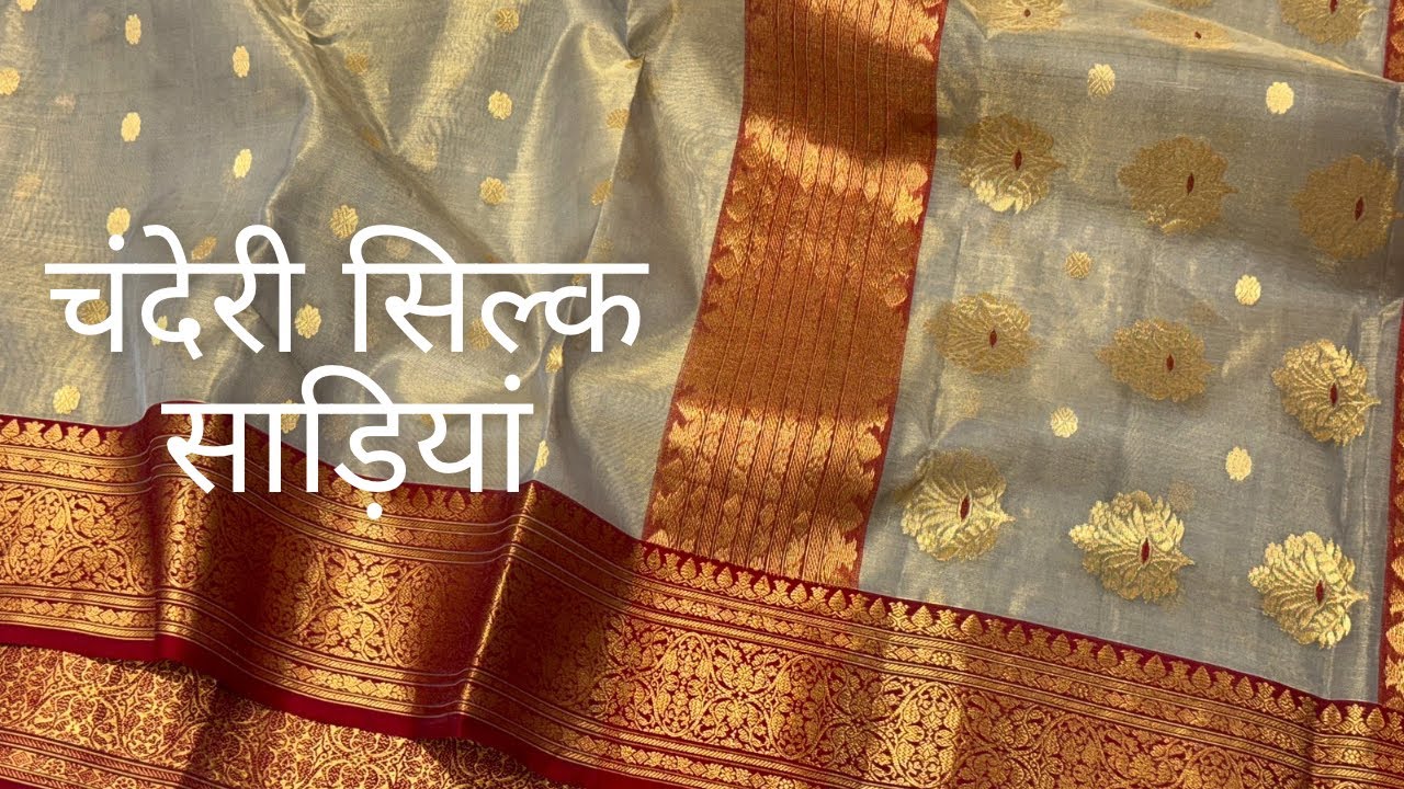 Pure silk saree Chanderi silk sarees 