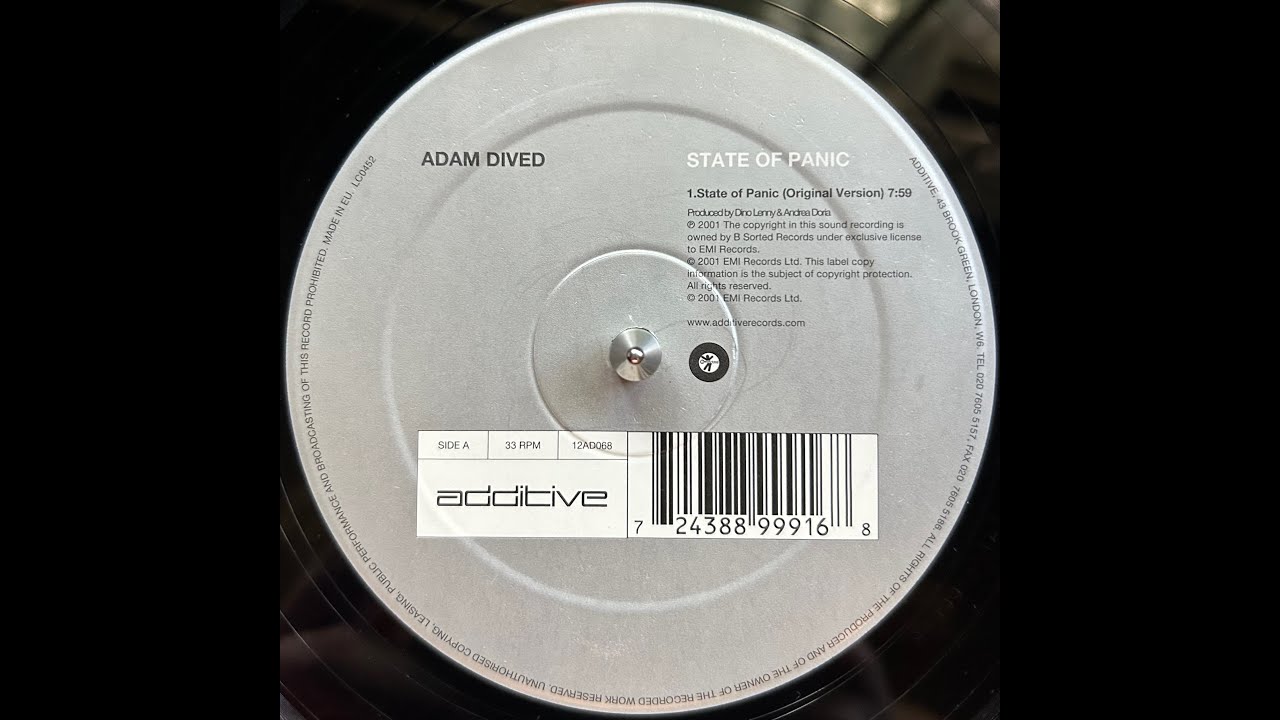 Adam Dived - State of Panic (Original Version) [2001] [12AD068]