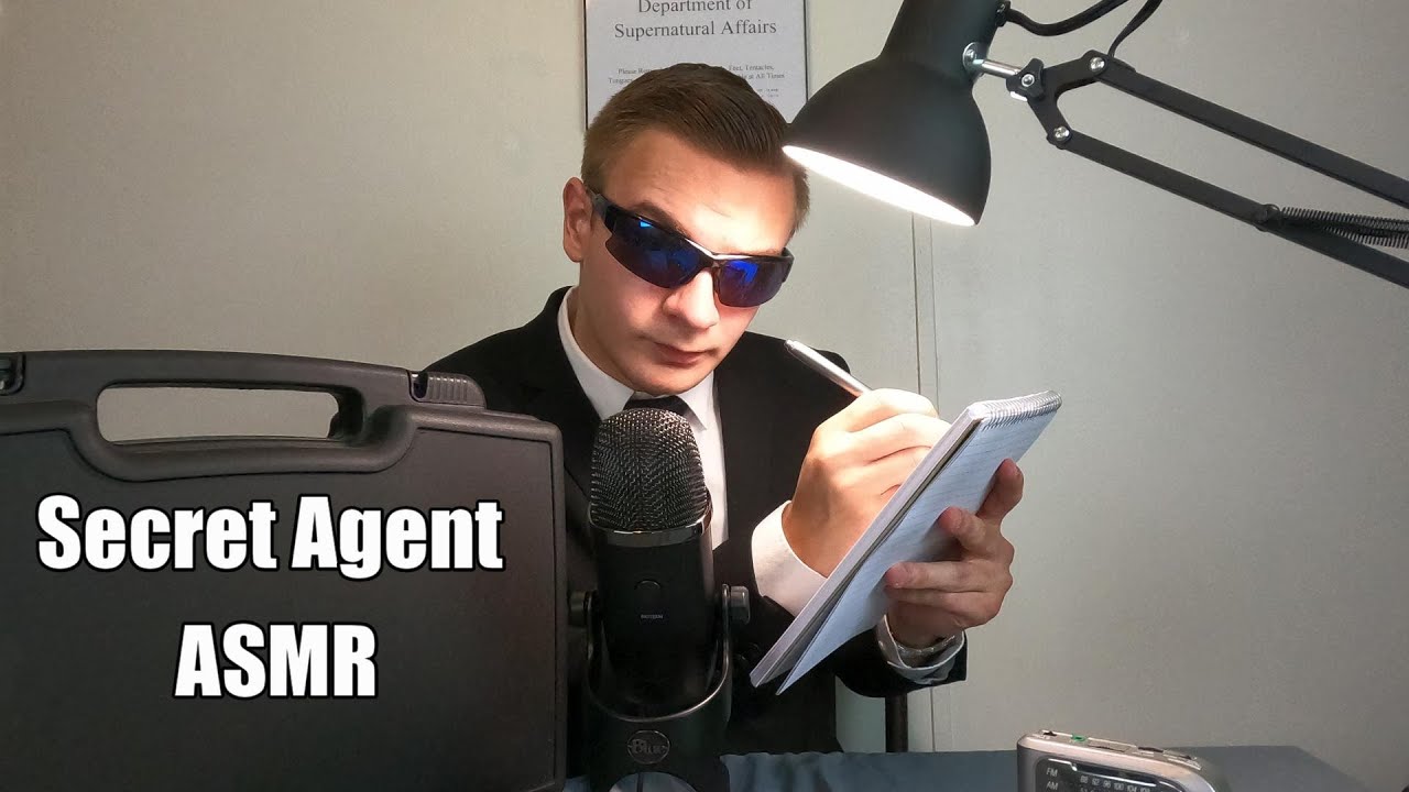 Ролевая игра ASMR «Секретный агент», где никто не знает, что происходит (шепот, тихий голос, смешно)