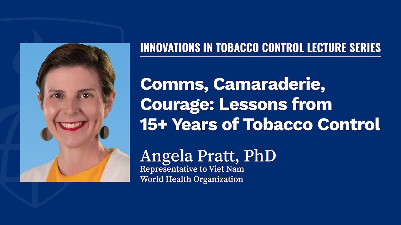 Angela Pratt, PhD: Comms, Camaraderie, Courage—Lessons From 15+ Years in Tobacco Control