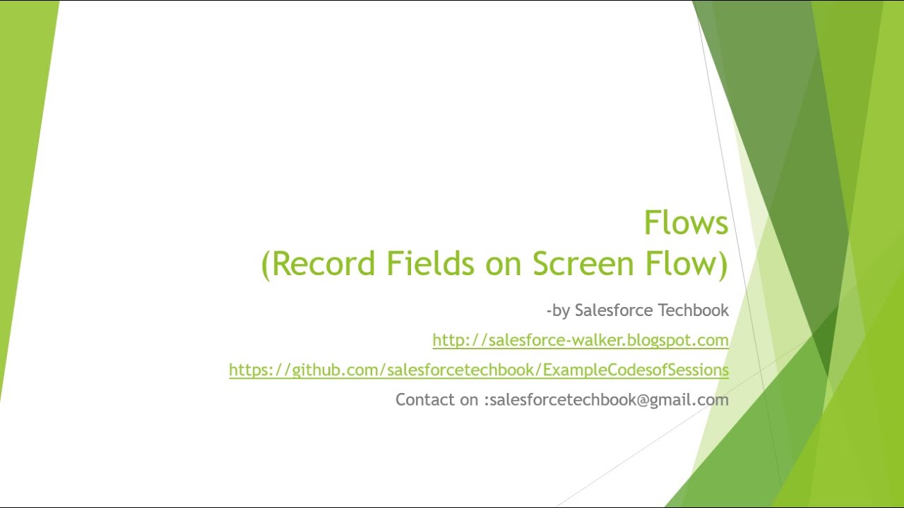 How to place record fields in the Screen Flow