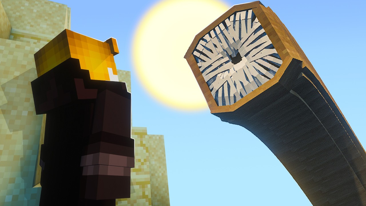 Sobreviví a un Gusano de Arena Gigante en Minecraft...