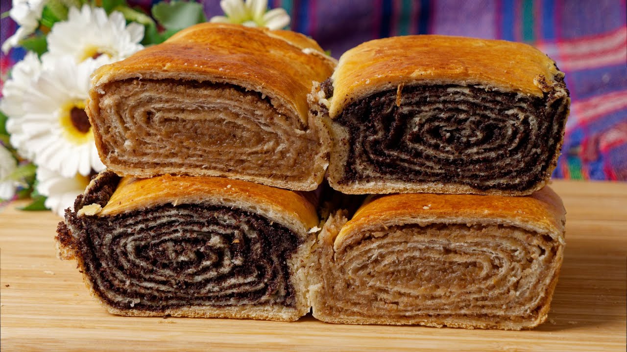 Неотразимые штрудели с маком и орехами по бабушкиному рецепту!