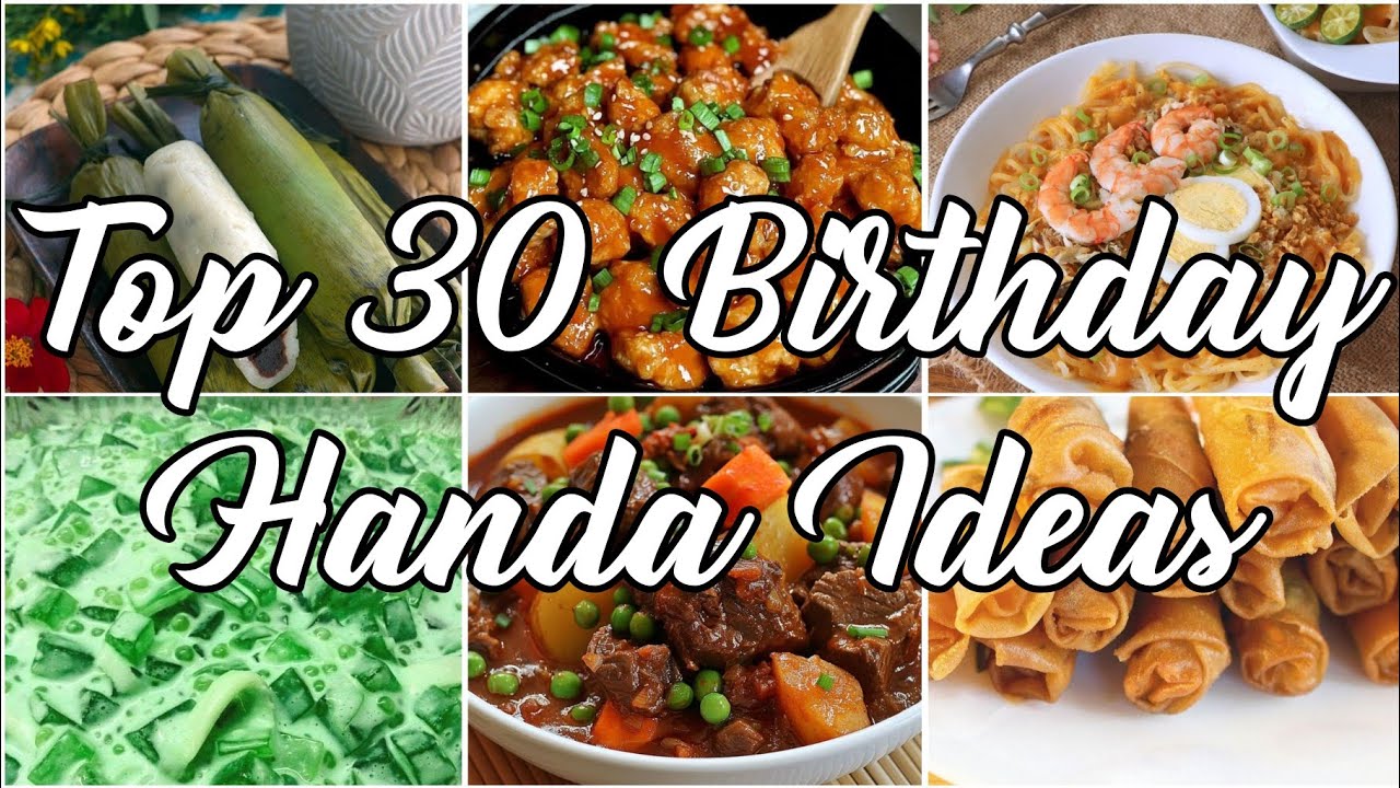 ᥫ᭡Top 30 Filipino Birthday Handa Ideas 2024 (HD) | BY PHILIP'S WIFE