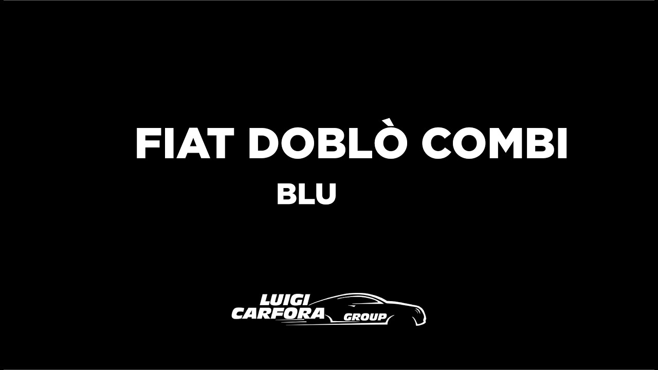 Fiat Doblò Combi blu