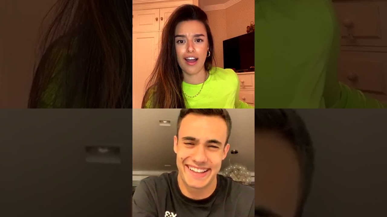 Marta Díaz y su novio Sergio Reguilón en vivo