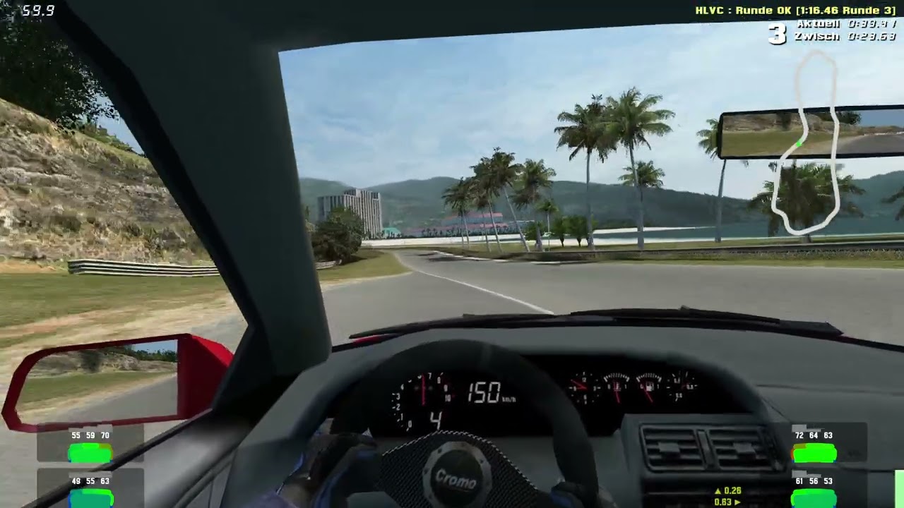 Live For Speed S2 (0.5U) Hotlap - biggie - Fern Bay Green (FE2) - FXO - 1:16.46