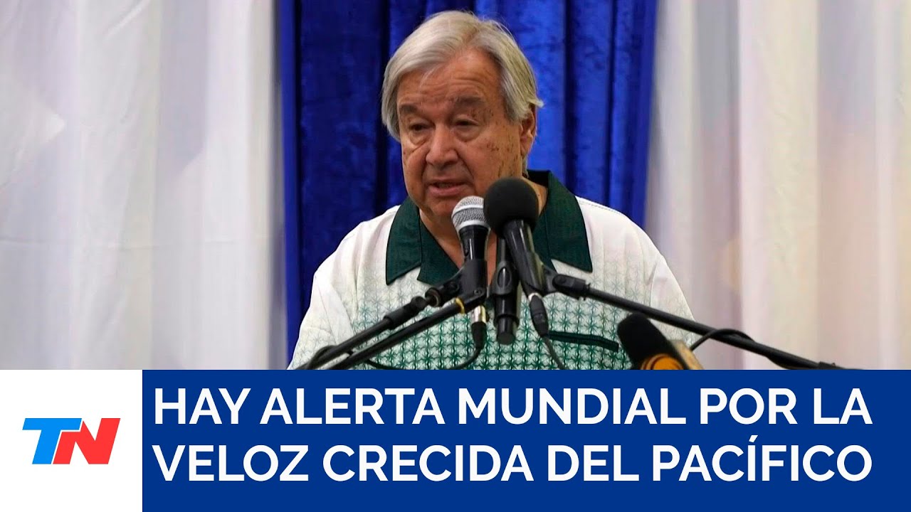 La ONU lanzó una alerta mundial por la rápida crecida del océano Pacífico