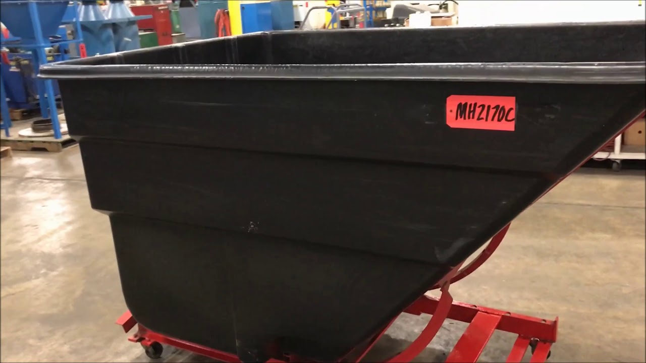 Rubbermaid 1.5 Cu Yd Self Dumping Hopper MH2170C