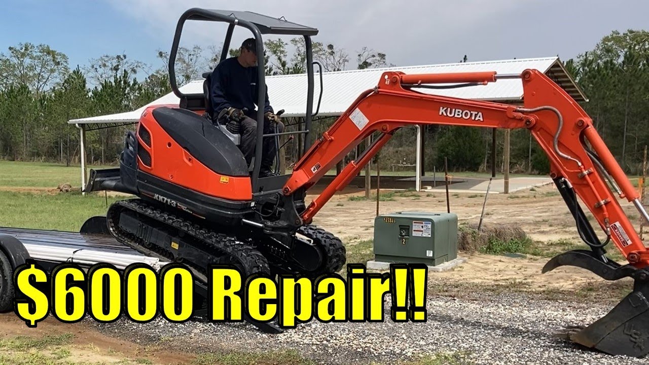 Kubota Mini Excavator REPAIRED out of Warranty | Kubota KX71-3 Super Series