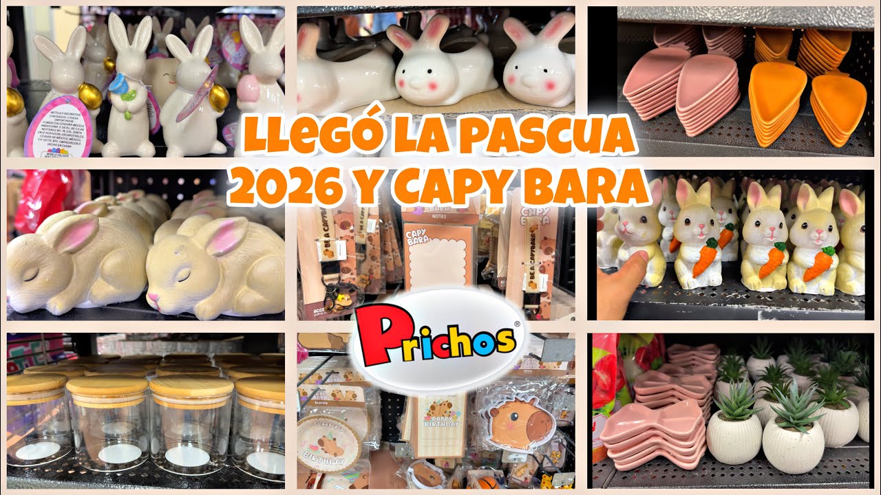 🐰LLEGÓ LA PASCUA A PRICHOS 🥕 Recorrido Novedades ✨ NUEVA COLECCIÓN CAPYBARA 💕