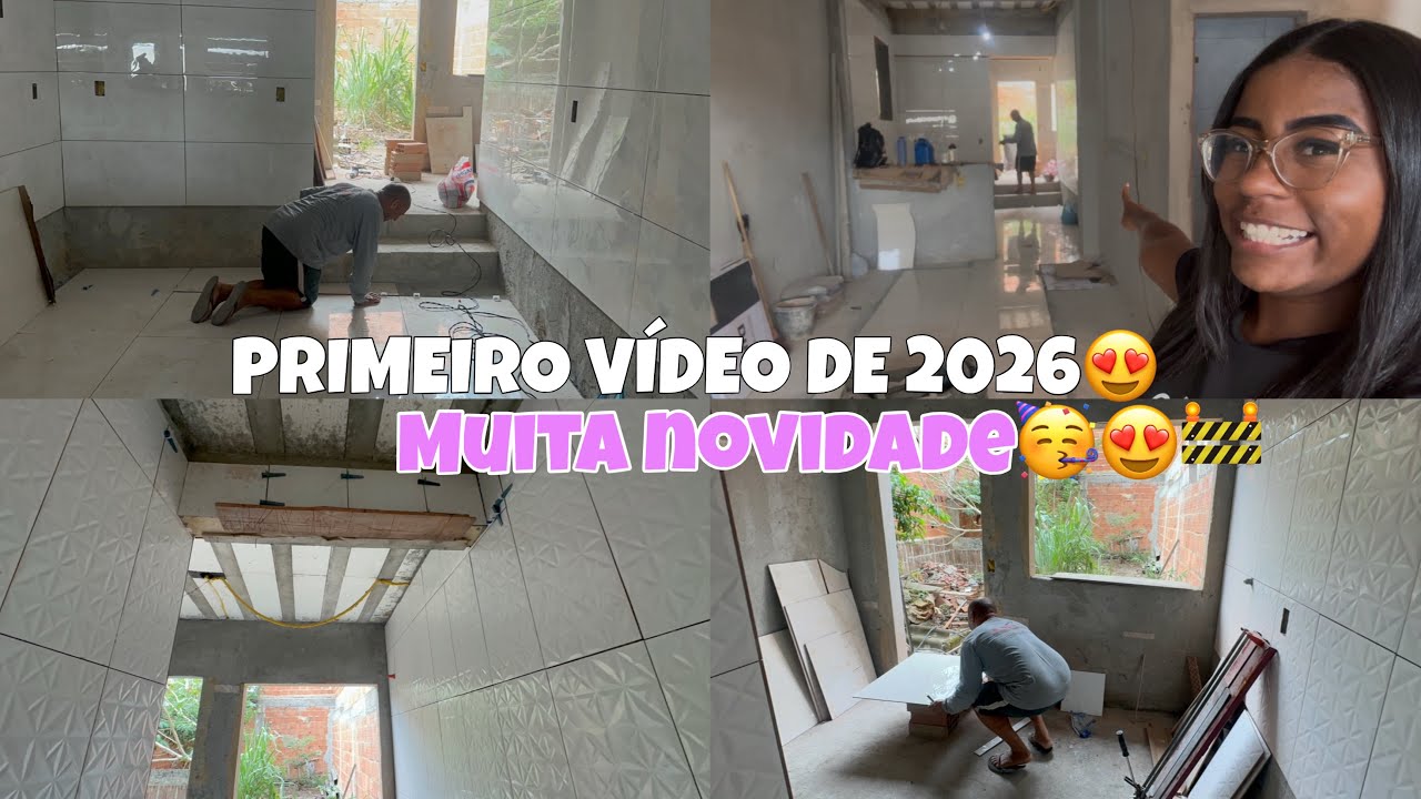 JÁ TENHO DATA PRA ME MUDAR+ATUALIZAÇÃO DA OBRA- TA LINDO😍|Evillyn Vitoria 