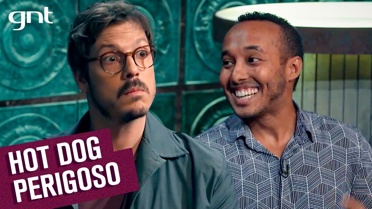 Romulo passou o maior sufoco por causa de um cachorro-quente! | Que História É Essa, Porchat? | GNT