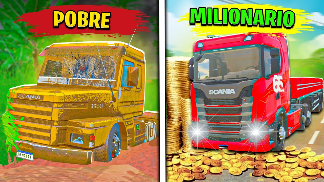 SAI DE CAMINHÕNEIRO POBRE A MILIONÁRIO NO SIMULADOR BRASILEIRO 