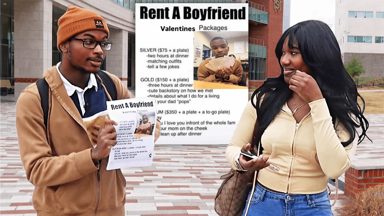 Rent a Boyfriend for Valentines Day..