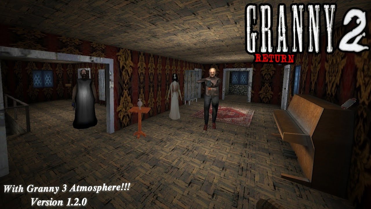 Granny 2 Return Version 1.2.0 With Granny 3 Atmosphere Full Gameplay!!! 