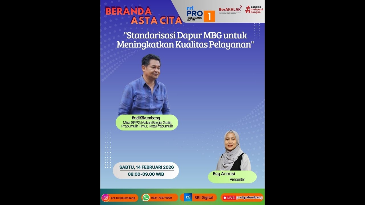 BERANDA ASTA CITA - RRI PALEMBANG, 14 FEBRUARI 2026