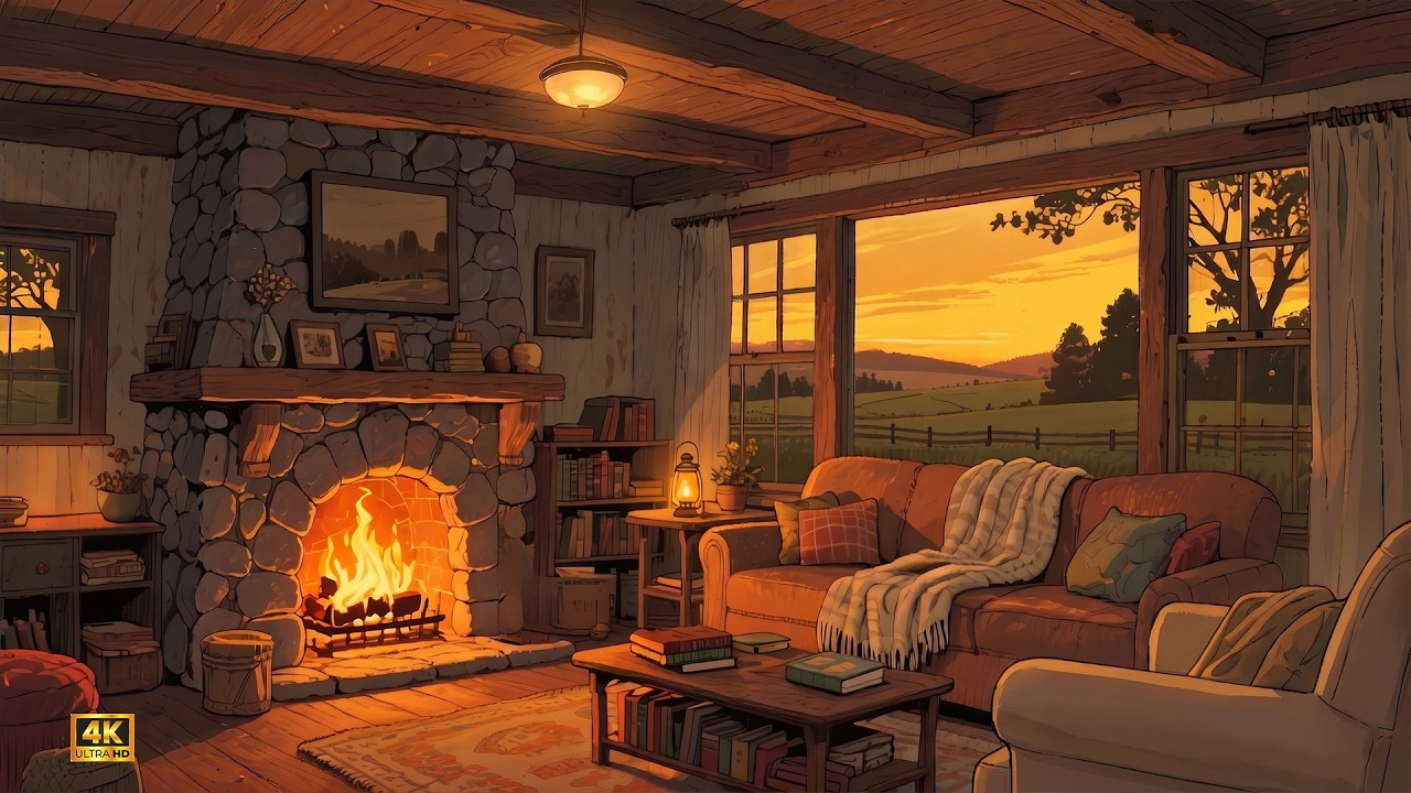 Rest Now, You're In A Warm 1930s Living Room, With Distant Vintage Oldies Playing Softly Nearby 🕯️