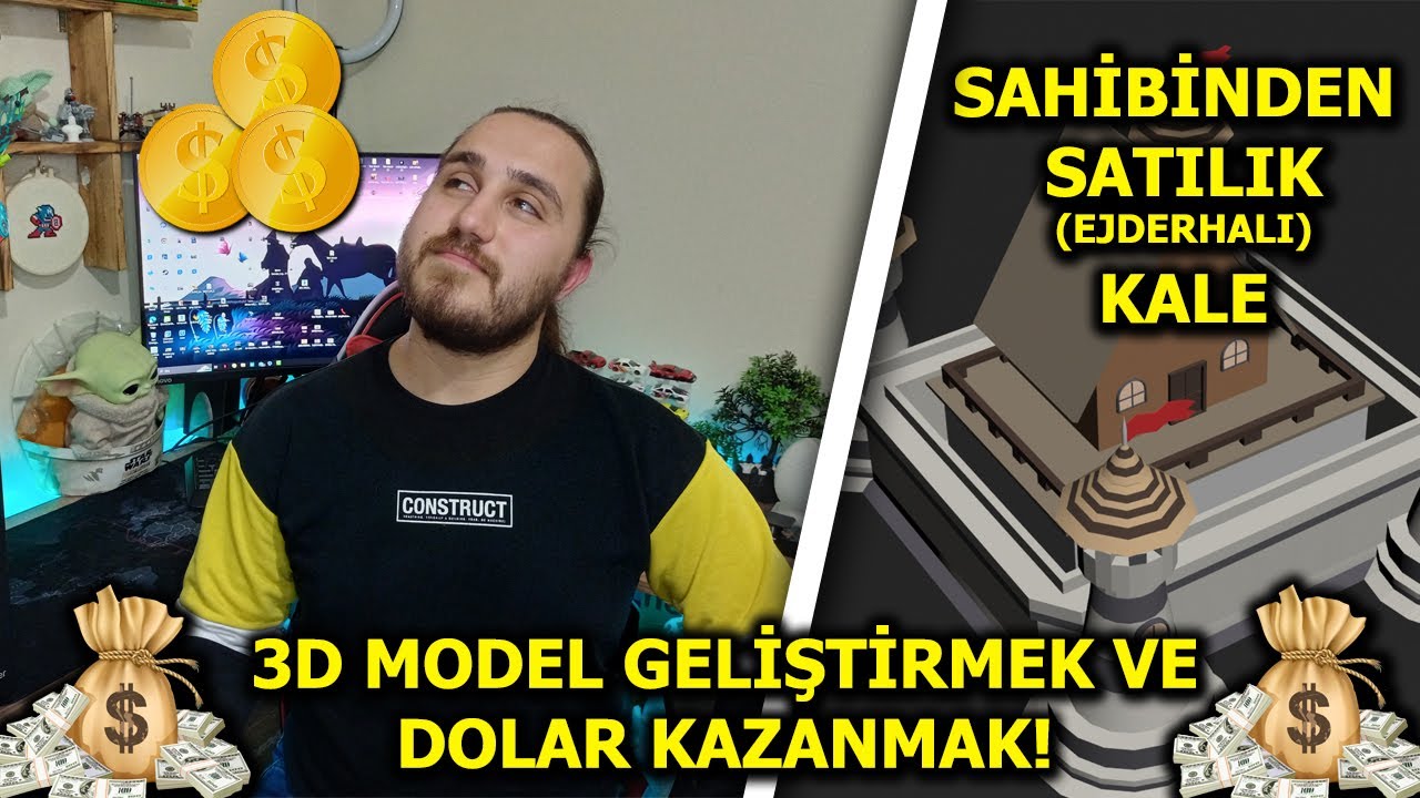 3D MODEL SATMAK VE PARA KAZANMAK ! Yaptığım Freelance İş | Model Satarak Dolar Kazanabilirsiniz !