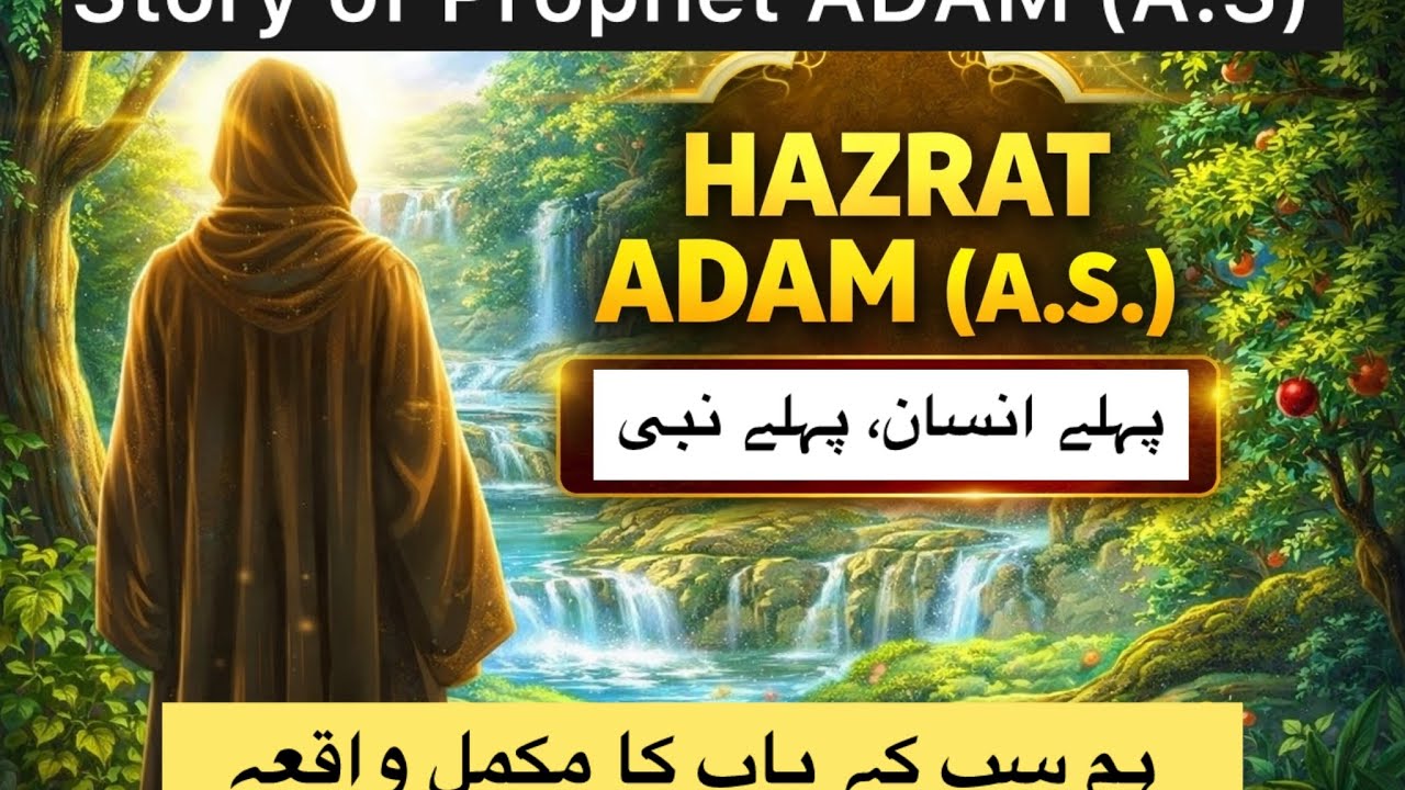 Hazrat Adam (A.S) Ka Mukammal Qissa | Farishton Ka Sajda, Iblees Ka Inkaar Aur Jannat Ka Waqia /HAMM