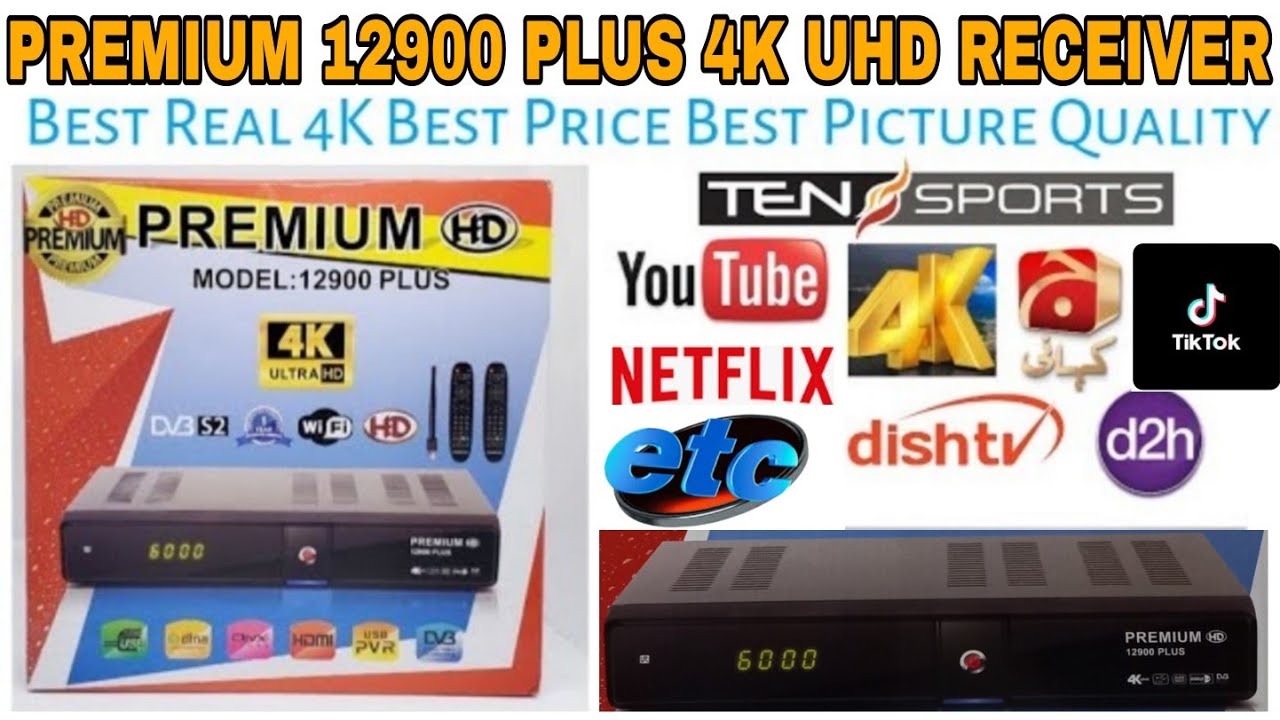 Premium 12900 4K UHD Altra Receiver Unboxing