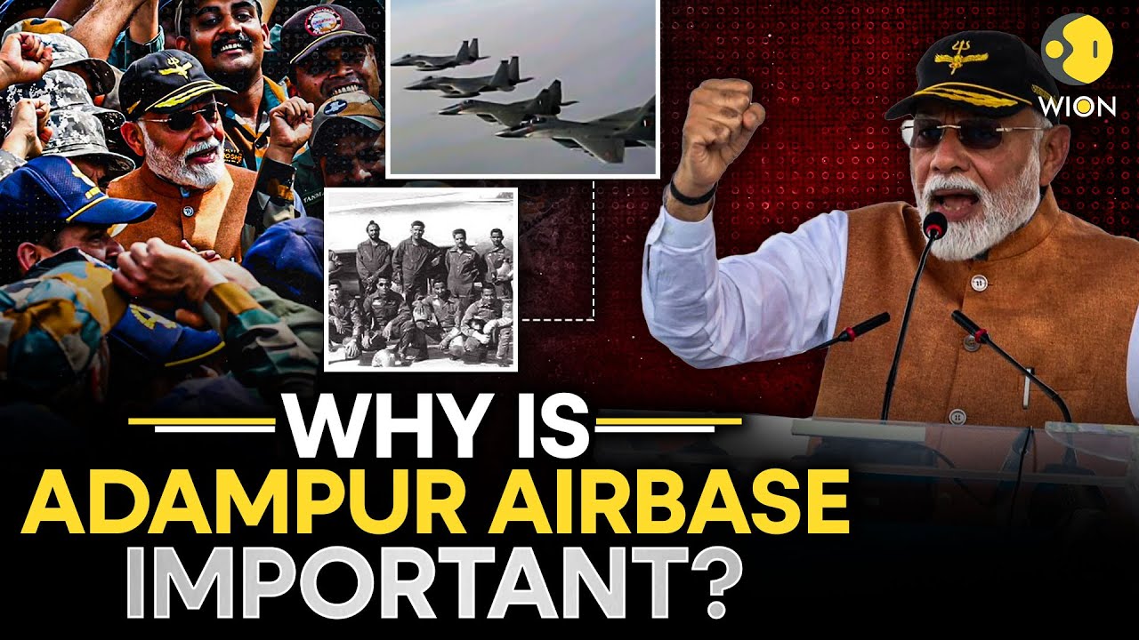 Adampur Airbase: India&rsquo;s Frontline Shield Near Pakistan Border and Pillar of IAF Strength&nbsp;| WION