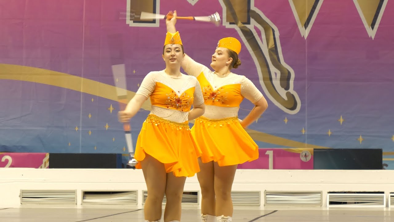 *Sašetky Hlohovec* - duo MACE - XX European Majorette Championship - Monza 2025