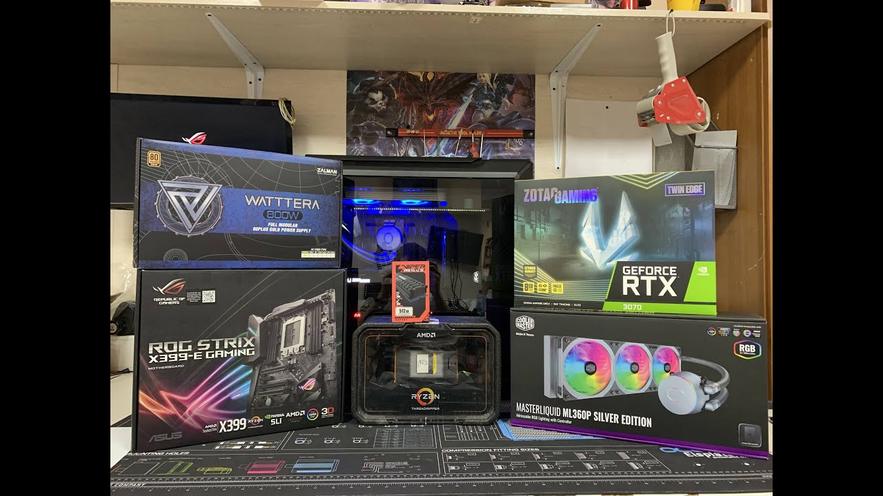 Building PC | Threadripper 2990WX | MasterCase SL600M | ROG STRIX X399-E GAMING | RTX3070