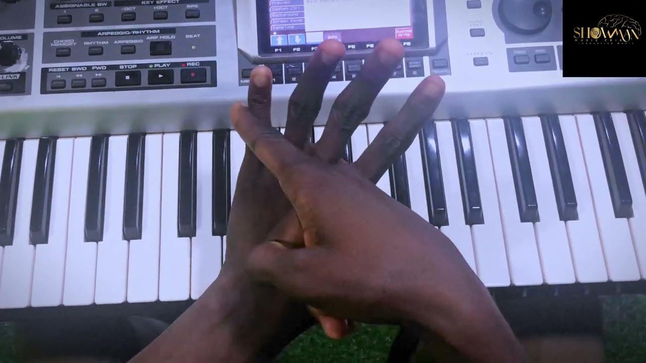 Major scale fingering in key D