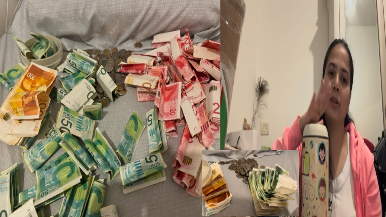 One years saving money 💵 mero 1lakh vayo 🤣🤭omg happy 😃 (life in Israel 🇮🇱)